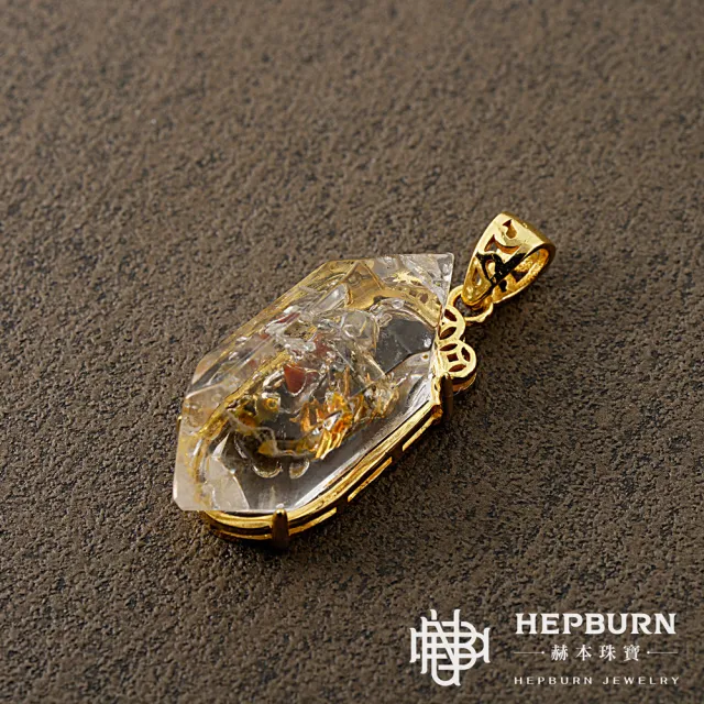 【赫本珠寶】油膽閃靈S925銀鑲嵌吊墜