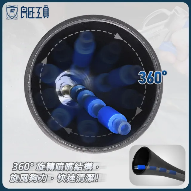【良匠工具】旋風槍 龍捲風清洗槍 鋁製氣動風槍吹塵槍 清潔噴槍(汽機車美容用品 內裝清潔保養)
