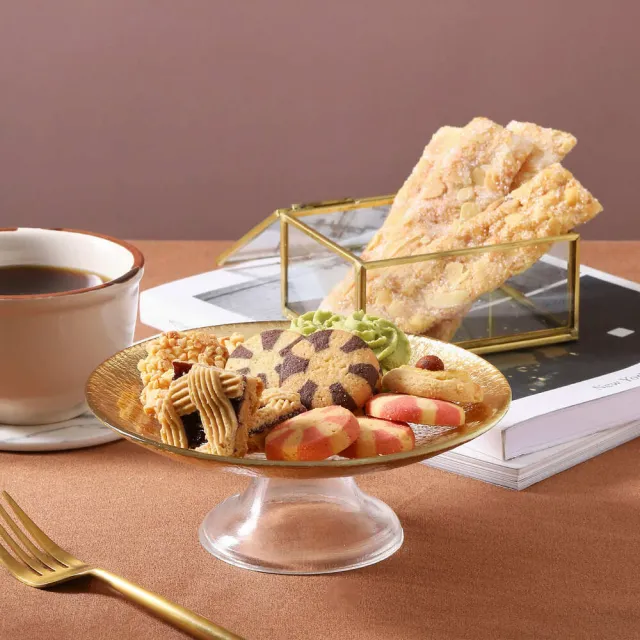 【金格食品】香頌餅乾杏仁派禮盒12盒組(箱購/伴手禮/餅乾禮盒)