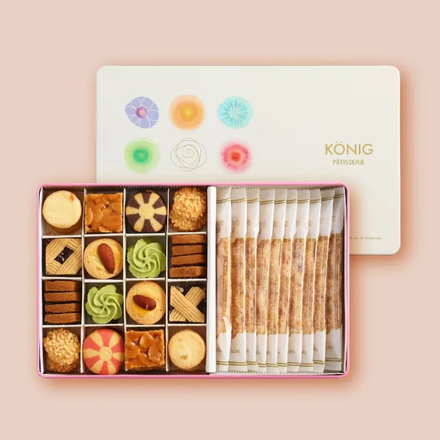 【金格食品】香頌餅乾杏仁派禮盒12盒組(箱購/伴手禮/餅乾禮盒)