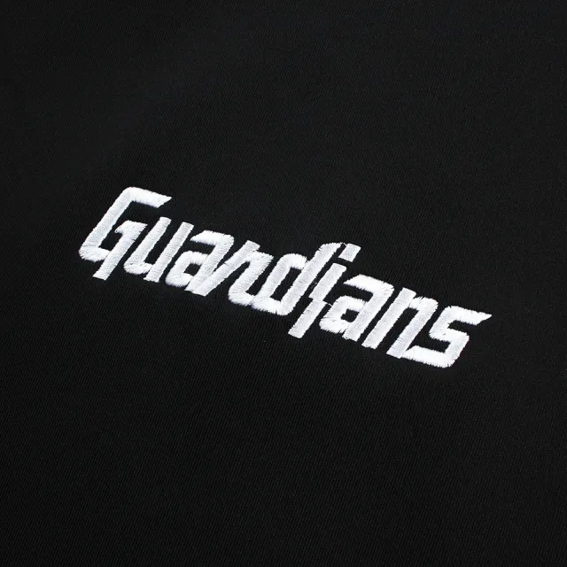 【富邦悍將】GUARDIANS女性短版帽TEE(黑_S-M)