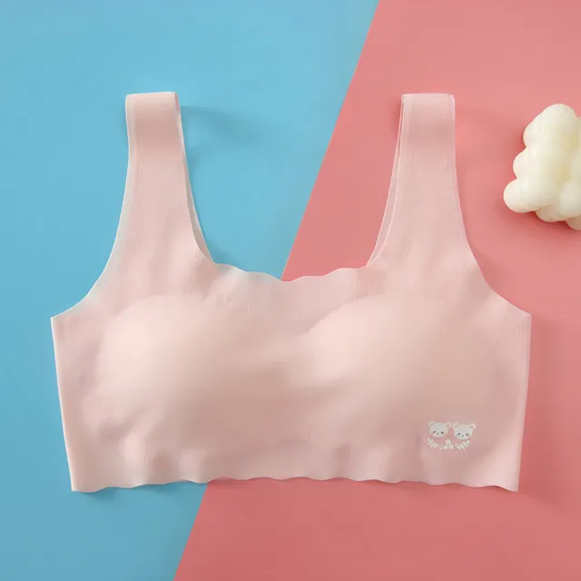 【chiao!Babe 俏寶貝】5件組 高彈力冰絲無痕內衣(M-L/成長型內衣/無鋼圈/學生/兒童/少女/5色)