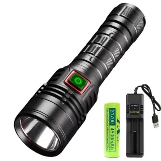 【TX 特林】SST40 LED固定焦距強亮手電筒(T-T40-21700)