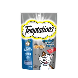 【TEMPTATIONS 喵愛餡】貓點心 化毛配方60g(即期品/寵物/貓零食/貓食)