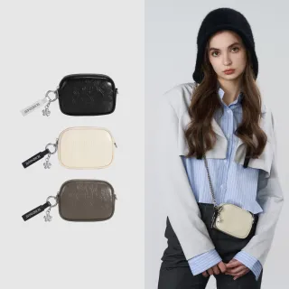 【ROBINMAY】VIBE鐵鍊小包 頭層皮(拉鍊封口/多色任選)