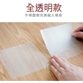 【Echain Tech】透明金鋼砂防滑貼片 透明款 10x10cm 單片(止滑貼片/浴室止滑貼/地磚貼/樓梯止滑貼)