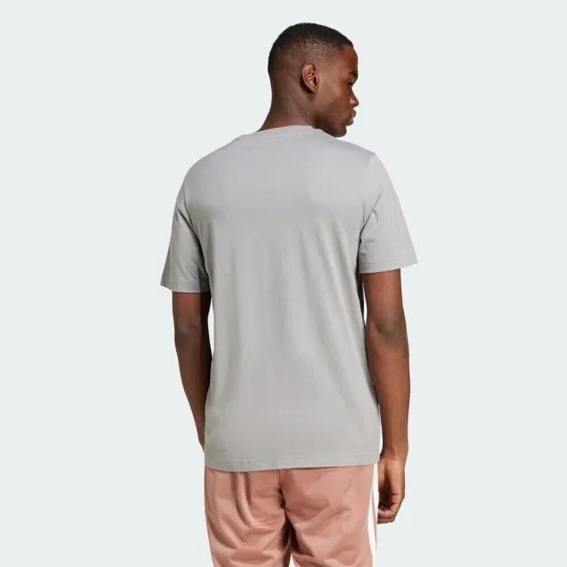 【adidas 愛迪達】M L Slide Tee 男 T恤 運動上衣 休閒短袖 拖鞋印花 舒適 灰(JJ4004)