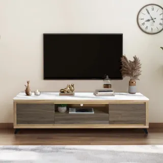 【IHouse】托特 MIT岩板5尺收納電視櫃/長櫃/TV櫃(5尺/強化木心板)