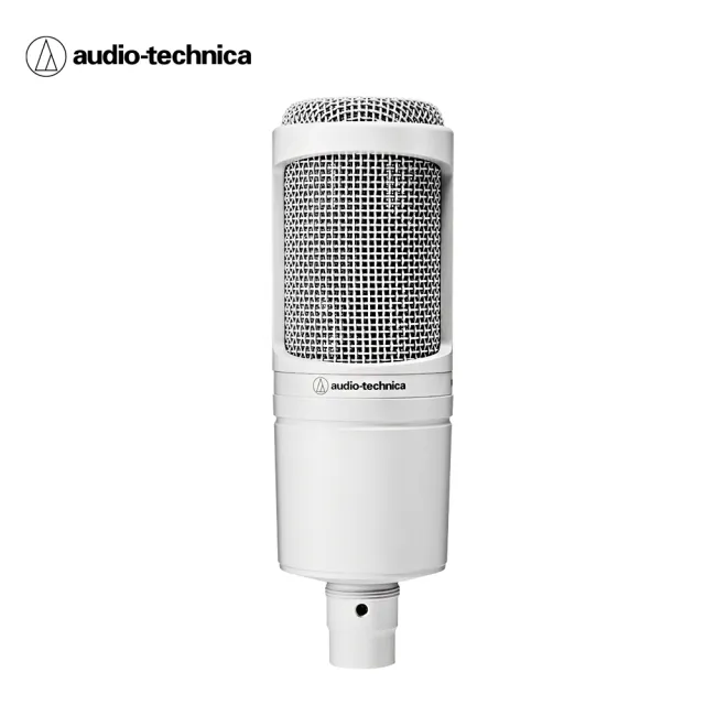 【audio-technica 鐵三角】AT2020 CWH(心形指向性電容型麥克風)