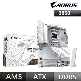 【GIGABYTE 技嘉】B850 A ELITE WF7 ICE AMD DDR5主機板