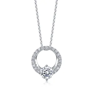 【點睛品】GIA 30分 都會鑽之頌 18K金鑽石項鍊