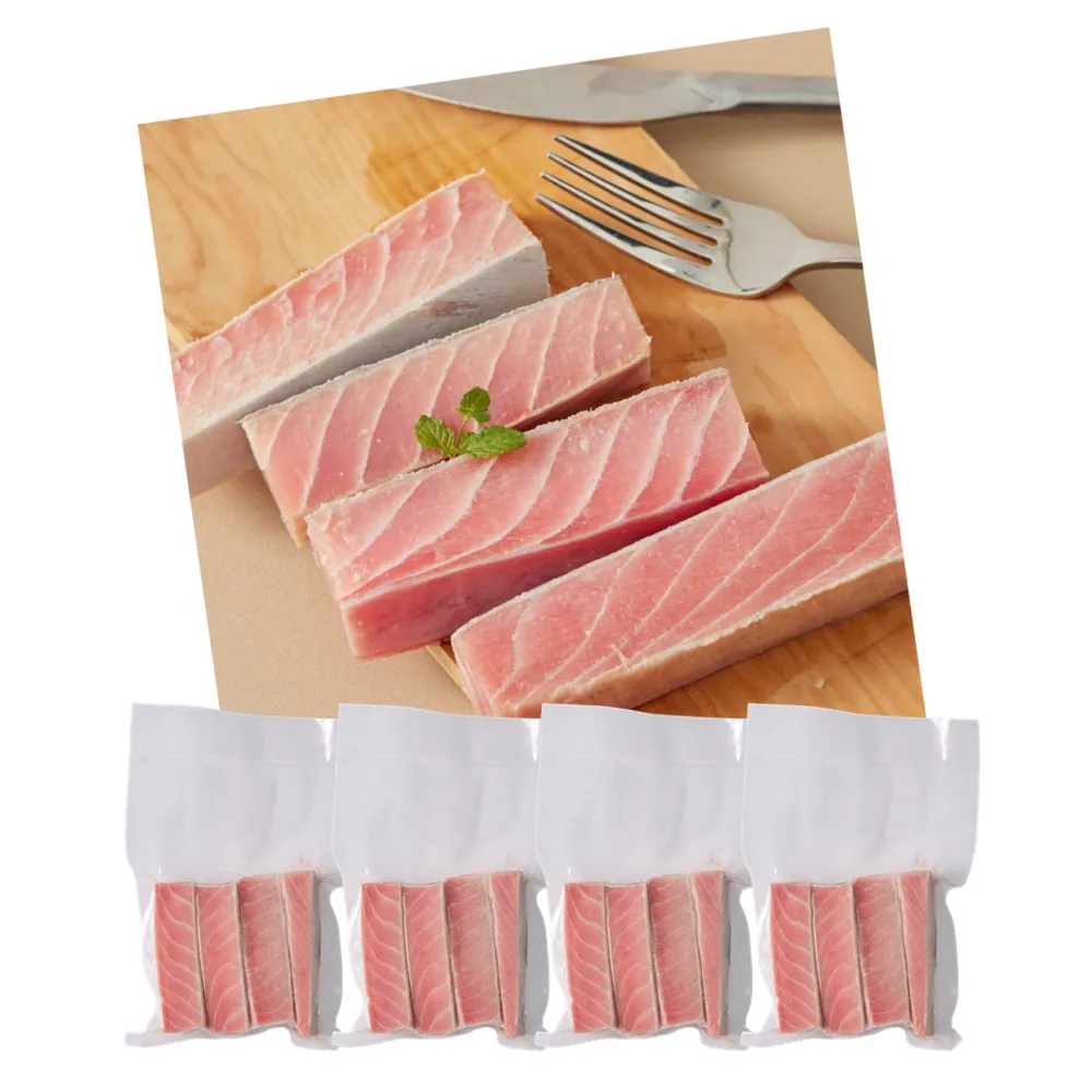 【魚饌食】嚴選深海鮪魚腹排 300g/包 x 4入組(鮪魚腹肉、富含OMEGA3、DHA、油花細緻、肉質鮮嫩)