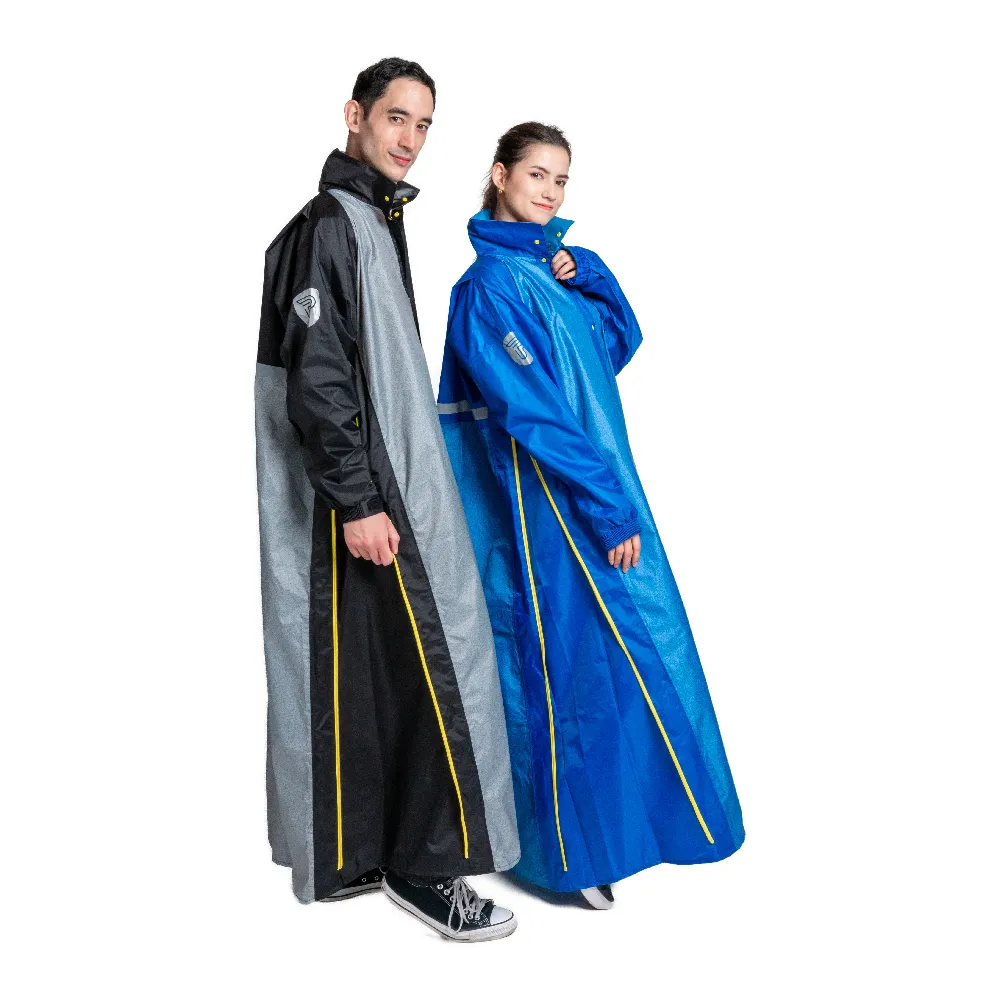 【PIOGGIA】義式前開一件式 加寬背包雨衣(適合背負大型背包時穿著 提供更大空間)