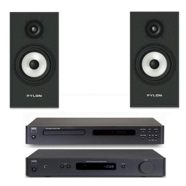 【NAD】歐洲CD立體聲最佳音響組合(C328+C538+PEARL Monitor)
