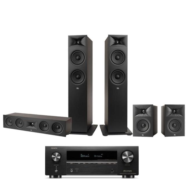 【Denon 天龍】家庭劇院組合(AVR-X1800H+JBL STAGE 260F+240B+245C)