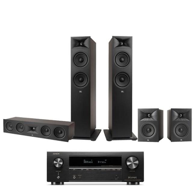 【Denon 天龍】家庭劇院組合(AVR-X1800H+JBL STAGE 260F+240B+245C)
