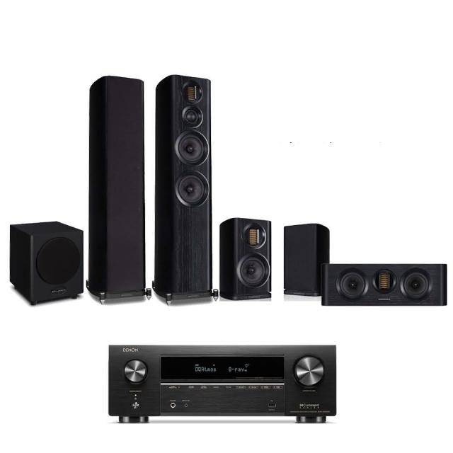 【Denon 天龍】家庭劇院組合(AVR-X1800H+Wharfedale EVO4.4+4.1+4.CS+WH-D10)