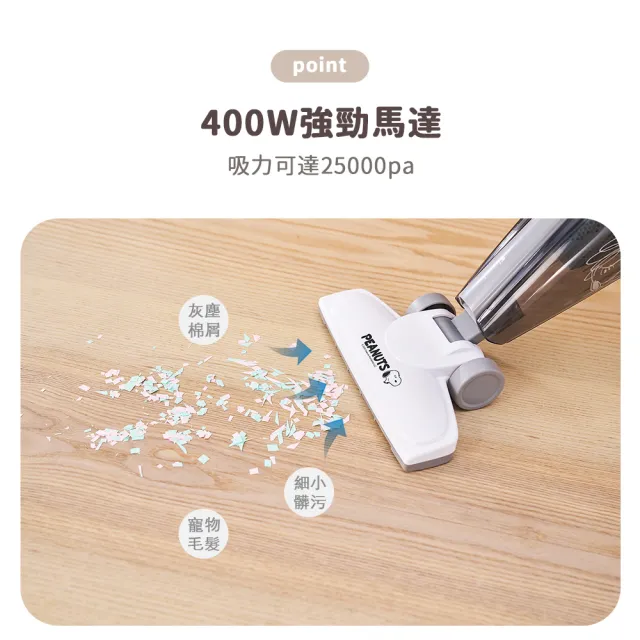 【SNOOPY 史努比】手持直立HEPA吸塵器SP-TC66(手持吸塵器/直立吸塵器/有線吸塵器)
