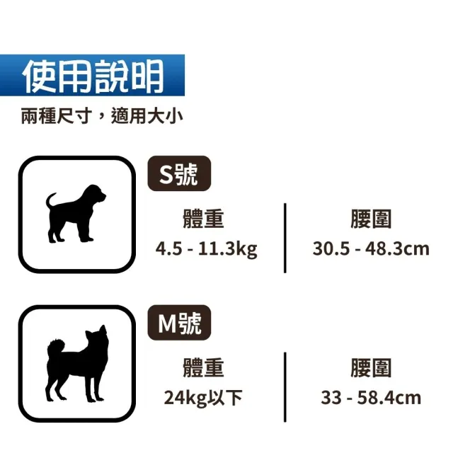 【美國BV Pets】寵物禮貌帶 公犬用 2包組(公狗禮貌帶/寵物尿布/狗尿布/狗尿褲)