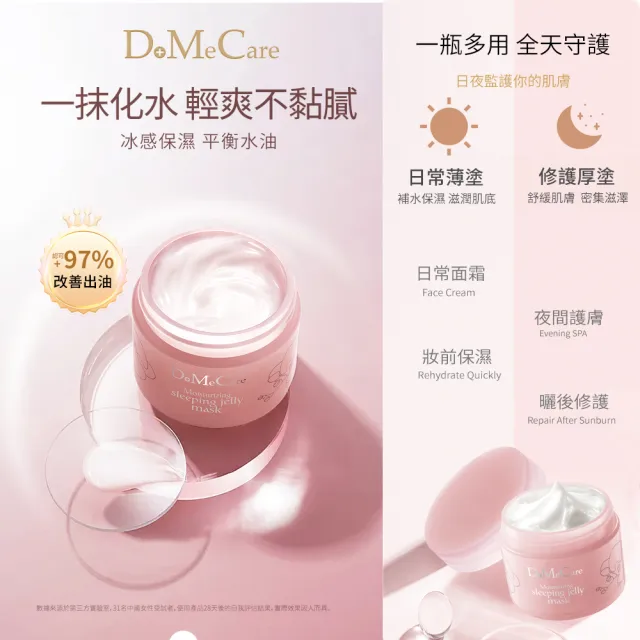 【DoMeCare】保濕睡眠凍膜50g(欣蘭)