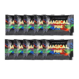 【Petvibe】七彩魔法變色火焰粉10入組(七彩火焰粉/火焰變色粉/彩色火焰粉/營火粉/變色火焰/魔法火焰)