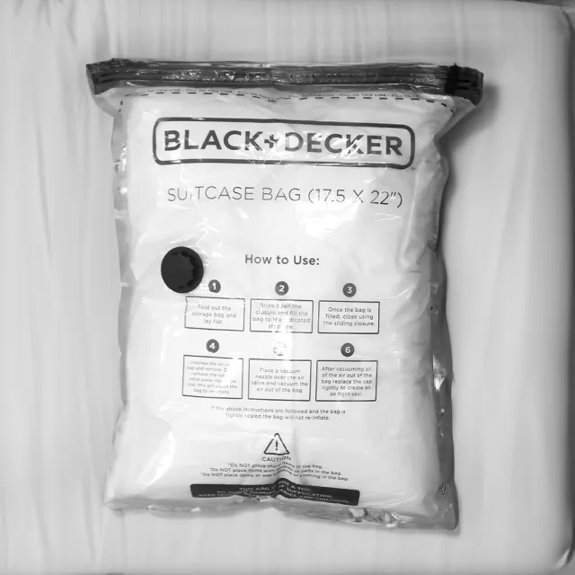 【摩肯】DR. SAVE透明英文版真空壓縮袋-小Sx6入(適用27吋行李箱  旅行打包超好用)