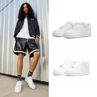 【NIKE 耐吉】AIR FORCE 1 07 男女 經典休閒鞋 籃球鞋 運動鞋  白色(CW2288111&DD8959100)