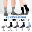 【PULO】穿立淨除臭耐磨休閒短筒襪(加大尺碼/毛巾底氣墊襪/除臭襪/短襪/運動襪/男女襪/登山襪/抗磨防磨)