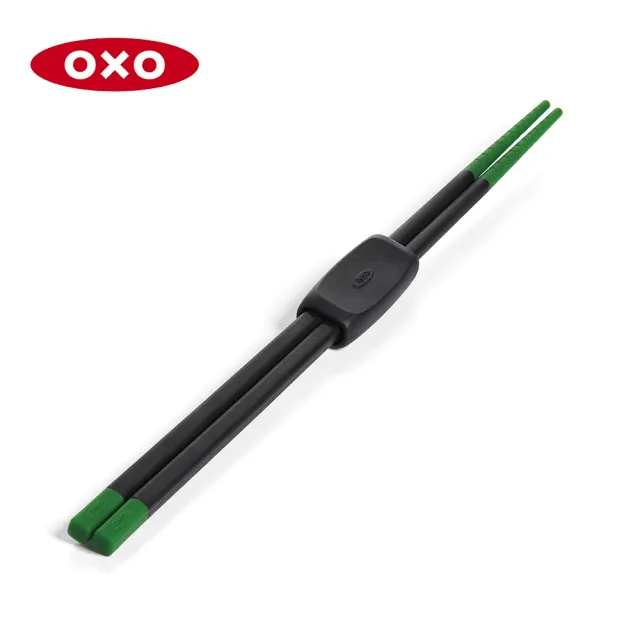 【OXO】好好握矽膠料理長筷-多色可選(30cm 附筷架好收納 不傷鍋  耐熱280度)