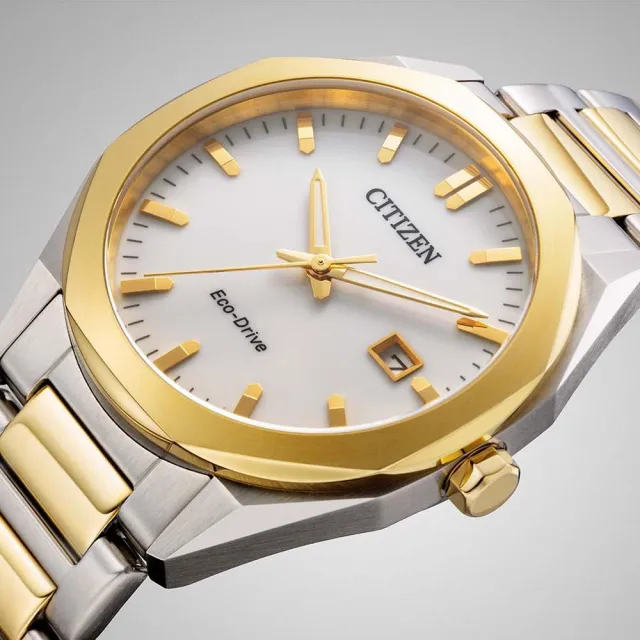 【CITIZEN 星辰】GENTS系列 簡約時尚 光動能腕錶 錶 週年慶 雙11(BM7624-82A)