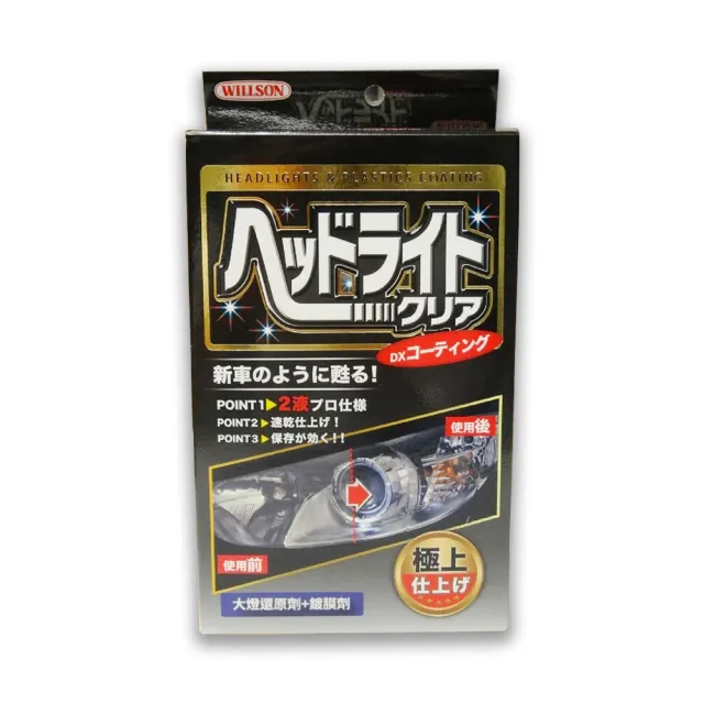【e系列汽車用品】WILLSON 車燈清洗 大燈還原劑 W02087(威爾森 鍍膜劑大燈 保護車燈 汽車大燈)