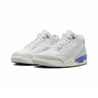 【NIKE 耐吉】Air Jordan 3 Lucky Shorts 幸運短褲 白藍 AJ3 運動鞋 休閒鞋 男鞋 CT8532-101