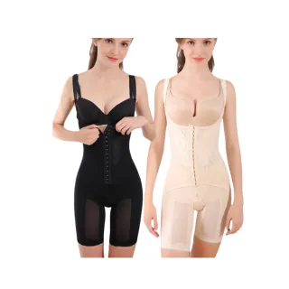 【狐狸姬】塑身衣翠華透氣修飾M-3L連身塑衣五分褲