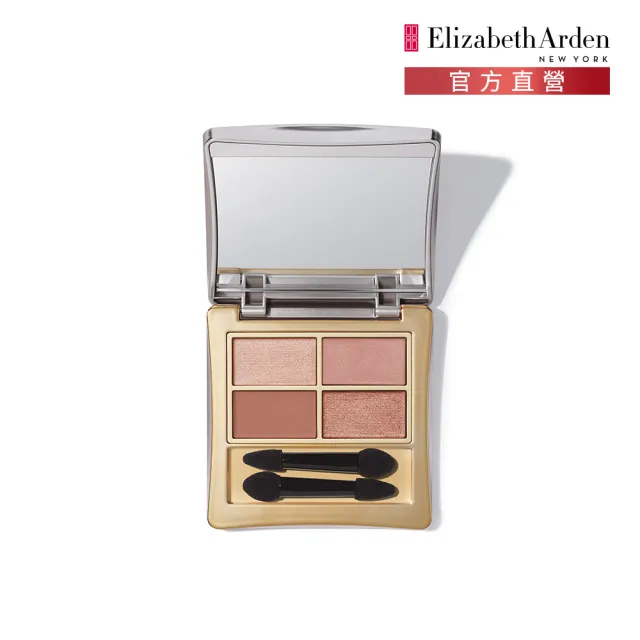 【Elizabeth Arden 伊麗莎白雅頓】官方直營 雅頓魅力四色眼影盤3g  3款任選(眼影/大地色/玫瑰色)