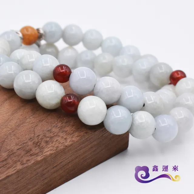 【鑫運來】◎翡翠雙圈念珠手鍊