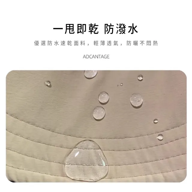 【Sumfun】半空頂遮陽帽 可折疊收納防曬帽 抗UV帽 太陽帽(可掛面罩/可紮高馬尾)