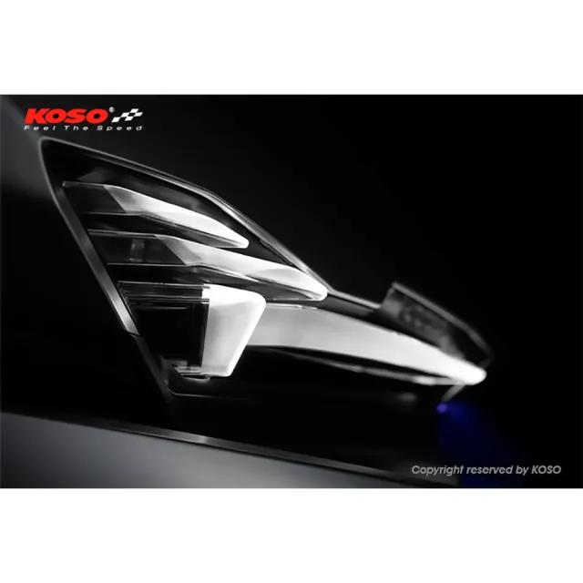【KOSO】龍紋 LED 前方向燈(SYM三陽DRGBT二代/ NEW DRGBT / DRG II 前方向燈組/方向燈：黃光/定位燈：白光)