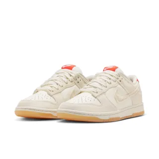 【NIKE 耐吉】運動鞋 休閒鞋 女鞋 W NIKE DUNK LOW 米 橘 麂皮 緩震 低筒(HV5231133)