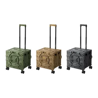 【ADAMOUTDOOR】萬用摺疊箱型推車 ADCT-MFC50(摺疊收納 靜音輪 伸縮手把 摺疊推車 推車 露營 逐露天下)