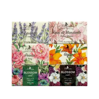 【Florinda】義大利香氛花藝潤膚植皂200g(獨家10入組)