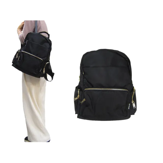 【SNOW.bagshop】雙11 後背包大容量(主袋+外袋共五層防水包 尼龍布+皮革水瓶外袋)