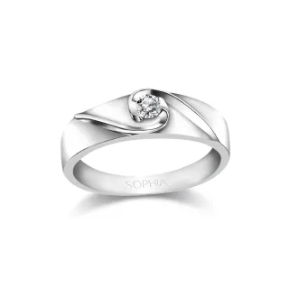 【蘇菲亞珠寶】8分 18K金 相戀 鑽石戒指