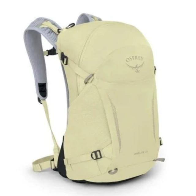 【Osprey】Hikelite 26 輕量網架背包 星塵黃/灰狼(健行背包 運動後背包 多功能背包)