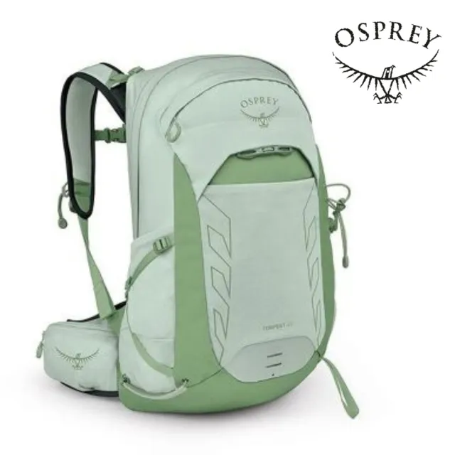 【Osprey】Tempest 22 輕量化登山背包 女 Frosty Mint (輕量旅行後背包 快速移動單車登山健行背包