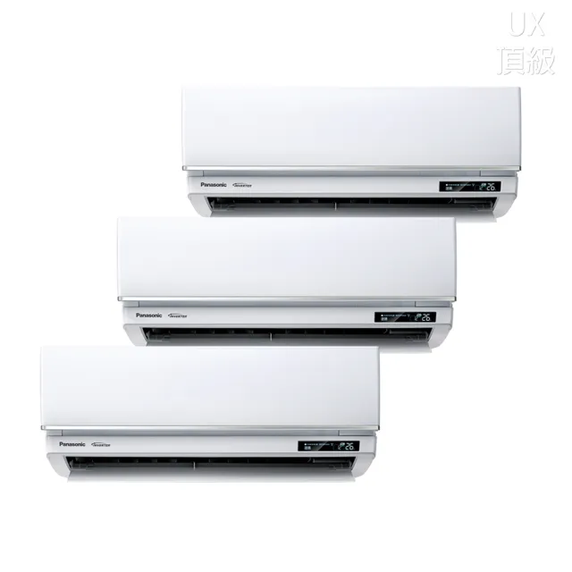 【Panasonic 國際牌】一對三UX變頻冷暖分離式冷氣空調(CU-3J83FHA2/CS-UX22BA2+CS-UX28BA2+CS-UX50BA2)