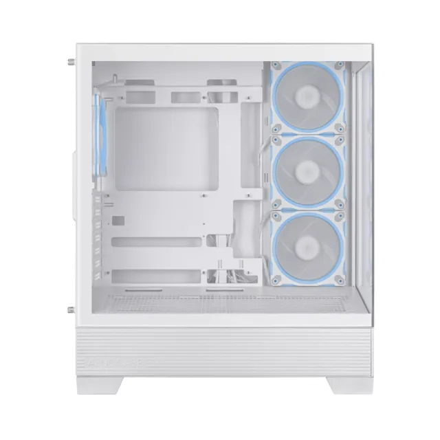 【ASUS 華碩】A31 PLUS 中塔電腦機殼 全景玻璃 白色(A31-PLUS-W)