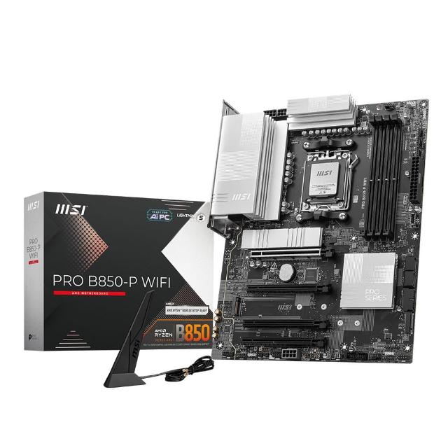 【MSI 微星】板+U組合 AMD★PRO B850-P WIFI 主機板+Ryzen R7-9700X 8核心處理器