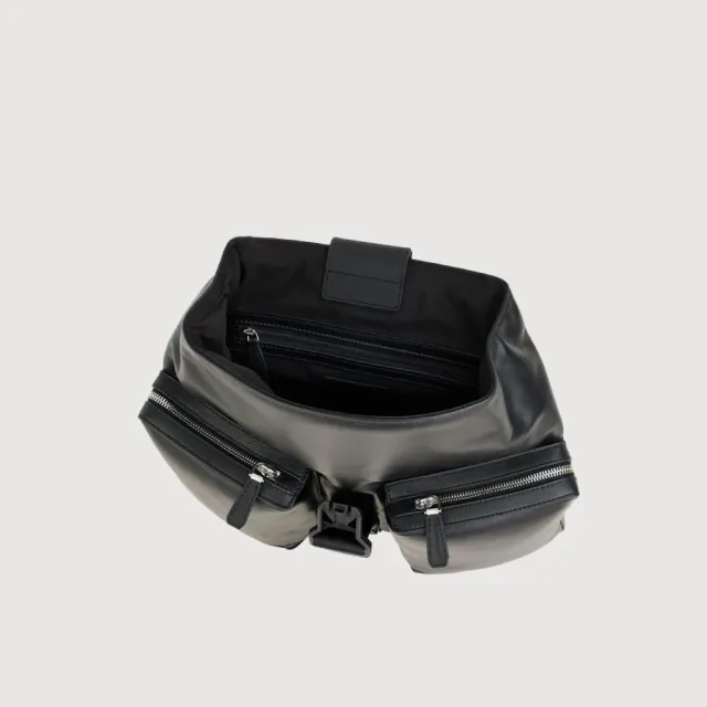 【BRAUN BUFFEL 德國小金牛】福利出清品 亞斯賓 後背包-黑色(BF544-62-BK) 男包送禮推薦