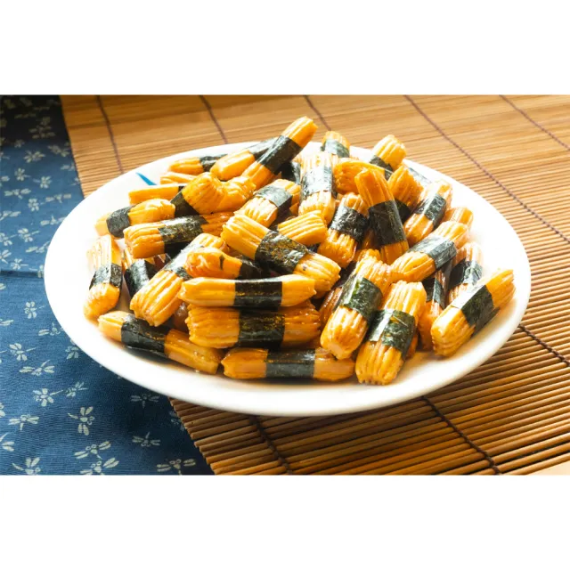 【有田製果】海苔小卷-三包組(原味/辣味 80gx3包)