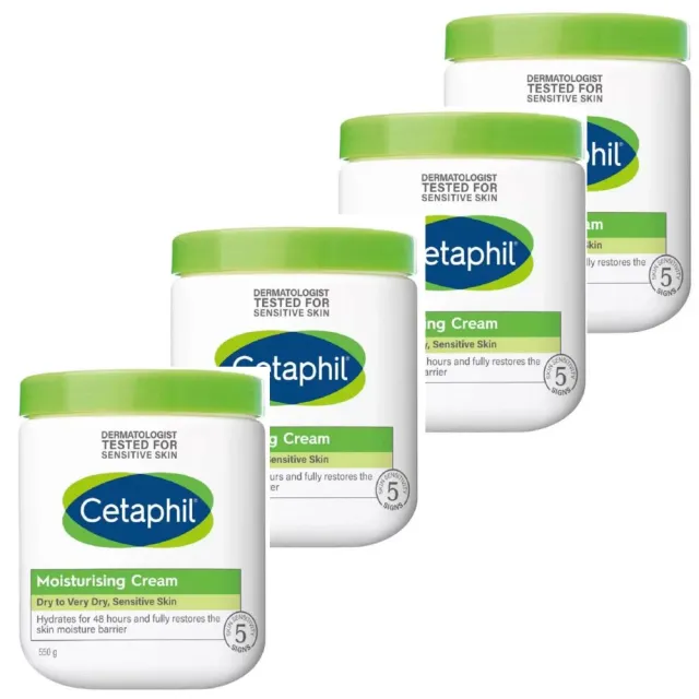 【Cetaphil】長效潤膚霜x4罐(550g)